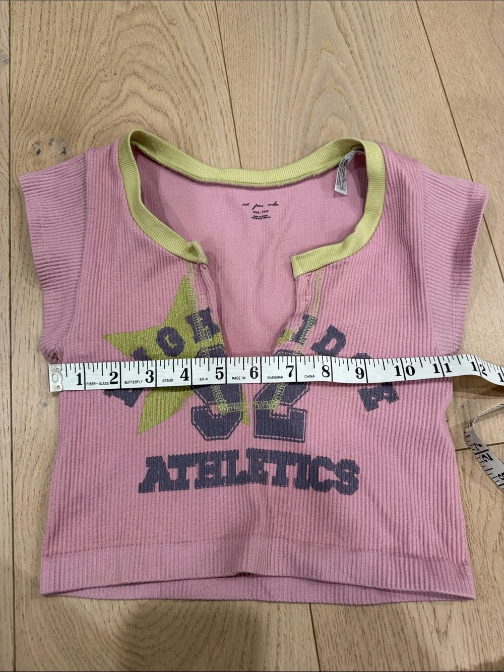Urban Outfitters Pink Tee out from under xs/s